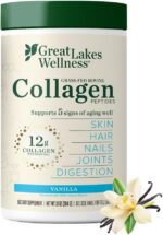 Great Lakes Wellness Collagen Peptides Powder for Skin, Hair, Nails, Joints & Digestion - Vanilla Flavored - Quick Dissolve Hydrolyzed, Non-GMO, Kosher - 10 oz - Image 2