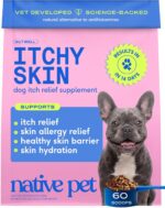 GutWell Itchy Skin - Dog Itching Skin Relief & Seasonal Allergy Itch Relief for Dogs - Promotes Skin Hydration, Elasticity & Healthy Barrier with Triple-biotic Blend, Zinc, & Vitamin E - 60 Scoops - Image 2
