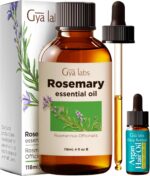 Gya Labs Rosemary Essential Oil for Hair – Huge 4 Fl Oz – Premium Grade Essential Oils for Diffuser, Aromatherapy, Hair Care, Skin Care, Body, Massage & DIY Candle Making Scents - Image 2