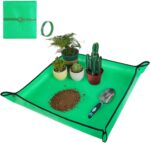HNXTYAOB Repotting Mat for Indoor Plant Transplanting and Mess Control 27"x 27" Thickened Waterproof Potting Tray Foldable Succulent Potting Mat Portable Gardening Mat Garden Gifts for Women & Men - Image 2