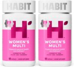 Habit Womens Multi Supplement 2 Pack (120 Capsules) - New Look, Supports General Health & Wellness, 23 Essential Vitamins and Minerals, Fruit extracts, Folate, Iron, B12, Biotin, Non-GMO - Image 2