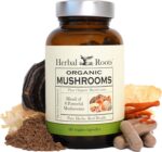 Herbal Roots Organic 8 Mushroom Blend Supplement Capsules - 100% Fruiting Body Extracts - Wellness and Immunity - 60 Vegan Capsules - Image 2