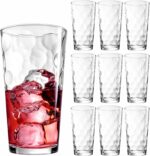 Highball Drinking Glasses Set of 10 Glass Cups by Home Essentials, 17 Oz. Glassware, for Water, Juice, Cocktails, Iced Tea - Image 2
