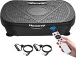 Homesy Vibration Plate Exercise Machine, Vibrating Plate for Lymphatic Drainage, Full Body Shake Platform Board for Home Fitness and Fat Burning, Sport Gym Equipment for Women Men - Image 2