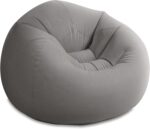 INTEX 68579EP Beanless Bag Inflatable Lounge Chair: Corduroy Textured Flocking – Durable Vinyl – Folds Compactly – 220lb Weight Capacity – 45" x 45" x 28" - Image 2