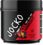 Jocko Fuel Pre Workout for Men & Women - High Stim Low Sugar Blend with Beta Alanine + L-Citrulline, Support Muscle Pump, Energy, & Recovery, 200mg of Caffeine Fruit Punch, 30 Servings 1.31lbs (594 G) - Image 2
