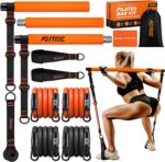 KUTIZE Pilates Bar Kit with Resistance Bands, Pilates Equipment, Multifunctional Pilates Bar for Women & Men, Pilates kit for Hip, Back, Arm, Full-Body Workouts, Home Gym Strength Training Equipment - Image 2