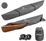 Kayak Cover 10ft 600D Waterproof Heavy Duty, Full Coverage Canoe Cover with UV Protection & Dust Resistant – for Indoor/Outdoor Storage, Fishing Boats, Paddle Board, Includes Storage Bag - Image 2