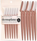 Kitsch Dermaplane Razor for Women Face – Face Razors for Women & Men, Eye Brow Razors & Face Shaver – Exfoliating Facial Razor & Dermaplaner as Skin Care Tool for Smoother Skin - Terracotta, 6 pcs - Image 2