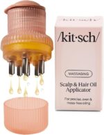 Kitsch Scalp & Hair Oil Applicator – Stainless Steel Bristles Scalp Oil Applicator for Even Distribution, Mess-Free Oiling & Head Massager Scalp – Precision Hair Care Tool for Roots & All Hair Types - Image 2