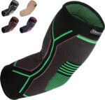 Kunto Fitness Elbow Brace Compression Support Sleeve (Shipped From USA) for Tendonitis, Tennis Elbow, Golf Elbow Treatment - Reduce Joint Pain During Any Activity! - Image 2