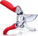 Kynup 8.6" Pruning Shears for Gardening, Garden Shears, Clippers, Garden Scissors, Pruners for Gardening, Heavy Duty Gardening Tools, Stainless Steel Pruners - Image 2
