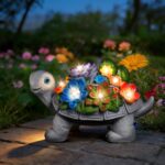 Linkax Mothers Day Gifts for Mom Grandma Wife Sister Nana from Daughter Son Husband, Birthday Gifts for Women Turtle Statues Solar Garden Decor for Outside Yard Outdoor Home Patio Decor - Image 2