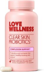 Love Wellness Clear Skin Probiotic | Clear Up Hormonal Acne Pimples, Redness & Pore Minimizer | Skin Care with Zinc, Bifidobacterium Longum & Chaste Tree Fruit Extract | Acne Treatment | 30 Count - Image 2