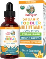 MARYRUTH'S Organics Multivitamin & Multimineral with Iron for Toddlers | USDA Organic | Sugar Free | Multivitamin Liquid Drops for Kids Ages 1-3 | Immune Support | Vegan | Non-GMO | 2 Fl Oz - Image 2