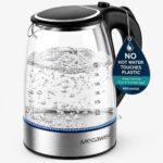 MEGAWISE Electric Kettle 1.8L, High Power Fast Boiling Hot Water Boiler, Auto Shut-Off, BPA-Free Food-Grade Material, Tea Kettle for Kitchen Home Office Coffee Tea - Image 2