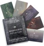 MESMOS 52 Mindfulness Cards with Action Plans. Relaxation Stress Relief Gifts for Men and Women, Positive Affirmation Cards, Anxiety Relief Items, Meditation Self Care Kit, Relaxing Spiritual Gifts - Image 2