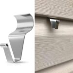 MIUKAA Vinyl Siding Hooks (4-Pack), Stainless Steel No Hole No Damage Siding Clips Hangers for Hanging Outdoor, Hooks for Outdoor String Lights, Patio Decor, Front Porch Decor, Wreath Decor - Image 2