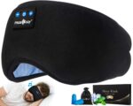 MUSICOZY Sleep Headphones Bluetooth 5.4 Headband Sleeping Eye Mask for Mom Women Men Wireless Music Earbuds Earphones for Side Sleepers Built-in HD Speakers Cool Gadgets Unique Gifts - Image 2