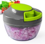 Manual Food Processor Vegetable Chopper, Portable Hand Pull String Garlic Mincer Onion Cutter for Veggies, Ginger, Fruits, Nuts, Herbs, etc.,500ml - Image 2