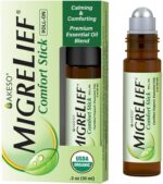 MigreLief Comfort Stick, Migraine and Headache Essential Oil Roll-On - Peppermint Lavender - 10ml - Image 2