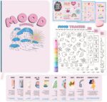 Mood Tracker Journal Set for Teen Girls & Women | 126-Day Guided Mental Health & Self-Care Planner with Daily Check-In, Weekly Reflection, Mood Charts & Mindfulness Cards | Journal Gift Kit - Image 2