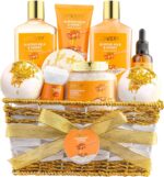 Mothers Day Gifts for Mom Women Gift Basket for Women - 10 Pc Almond Milk & Honey Beauty & Personal Care Set - Home Bath Pampering Package for Relaxing - Spa Self Care Kit - Birthday, Mom, Anniversary - Image 2