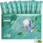 Mouthwash Travel Size Portable Packets to Go, Alcohol & Fluoride Free Fresh Mint MouthwashStrips for Superior Oral Hygiene,30 Individual Disposable Mouthwash Packs(Pack of 30) - Image 2