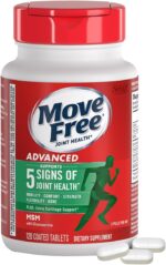 Move Free Advanced Glucosamine Chondroitin MSM Joint Support Supplement, Supports Mobility Comfort Strength Flexibility & Bone - 120 Tablets (40 servings) - Image 2