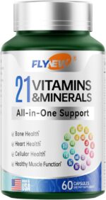 Multivitamin for Women & Men - Mens & Womens Multivitamin for Bone, Skin & Immune Health Support, 21 in 1 Multivitamins Supplement, Multivitamins with Gluten & Allergen Free, Non GMO, 60 Capsules - Image 2