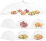 NEPAK 6 Large and Tall Food Covers, 17"x17" Food Tents Food Covers for Outdoors,Pop-up Mesh Food Covers Nets for Outside,Screen Tents,Parties Picnics, BBQ,Reusable and Collapsible - Image 2