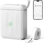 NIIMBOT D110 Upgraded Version Mini Label Maker Machine with Tape, Portable Bluetooth Thermal Printer, Sticker Labeler with Multiple Templates for Office Organization Home Kitchen School, White - Image 2
