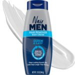 Nair Men Hair Remover Body Cream, Quick and Easy Body Hair Removal Cream for Men, Aloe and Lanolin, Dermatologist Tested, 12 Oz - Image 2