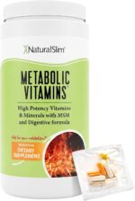 NaturalSlim Metabolic Vitamins, Multivitamin for Women & Men, Supports Energy, Metabolism & Nutrient Absorption with Digestive Enzymes, Womens Multivitamin with B-Complex & Niacin 1 Pack - Image 2