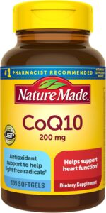 Nature Made CoQ10 200mg Softgels, Dietary Supplement for Heart Health Support, 105 Softgels, 105 Day Supply - Image 2