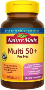 Nature Made Multi for Her 50+ Vitamin & Mineral Tabs, 90 ct (Pack of 2) (Packaging May Vary) - Image 2