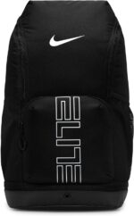 Nike, Unisex, Varsity Elite Backpack (32L), Black/Black/Metallic Silver, One Size - Image 2