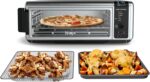 Ninja SP080 Foodi Digital Air Fry Countertop Oven with 6-in-1 Functionality, Flip Up & Away Capability for Storage Space, with Air Fry Basket, Wire Rack, Sheet Pan & Crumb Tray, Silver (Renewed) - Image 2