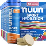 Nuun Sport Electrolyte Tablets with Magnesium, Calcium, Potassium, Chloride & Sodium, Gluten Free & Vegan, Mixed Flavors, 6 Pack (60 Servings Total) - Image 2