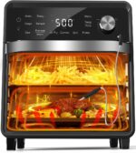 Nuwave Plug-In Grill Air Fryer Oven Combo w/Sheath Heaters, Authentic Char Flavor, 2026 New Convection System, 2X More Even, 100 Presets, Smarter Probe, 50-550°F, Stainless Steel - Image 2