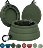 OHMO Spill Proof Collapsible Dog Water Bowl 24oz for Cars, No Splash Portable Bowls for Dog Travel, Dishwasher Safe, Pet Essentials for Road Trips, Cat Travel Accessories - Image 2