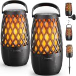 Outdoor Speakers Gifts for Men Bluetooth Speaker with Lights Multi-Sync up to 100 Speakers Auto-Pairing HD Stereo Sound Cool Stuff House Warming Gifts IPX5 Waterproof Lantern for Camp|Patio|Pool|Yard - Image 2