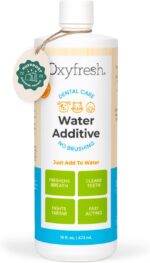 Oxyfresh Premium Pet Dental Care Solution Pet Water Additive: Best Way to Eliminate Bad Dog Breath and Cat Bad Breath - Fights Tartar & Plaque - So Easy, Just Add to Water! Vet Recommended 16 oz. - Image 2