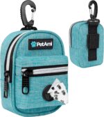 PetAmi Dog Poop Bag Holder For Leash, Dog Pet Waste Bag Dispenser For Poop With Clip For Doggie Puppy Walking Accessories Travel Camping, Dog Treat Pouch Supplies, Blue - Image 2
