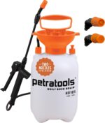 Petratools 1 Gallon Pump Sprayer – HD101 Garden Sprayer for Weeds, Lawn Care & Pesticides – 52” Long Hose, 2 Nozzles & Easy Carry Handle – Durable & Lightweight - Image 2
