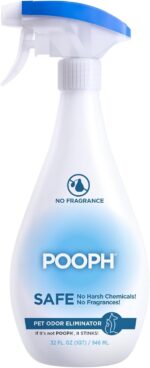 Pooph Pet Odor Eliminator, 32oz - Eliminates Odors at the Molecular Level, Dogs, Cats, Freshener, Eliminator, Urine, Poop, Pee, Deodorizer, Nature’s, Puppy, Fresh, Clean, Furniture, Potty - Image 2