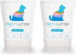 PrettyLitter Health Monitoring Cat Litter (Unscented, Non Clumping) | Lightweight & Low Tracking, Color Changing Silica Gel Crystals, Advanced Odor Control — 6 Lbs, Pack of 2 (Up to 2 Month Supply) - Image 2