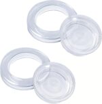 Prudiut 2 Inch Silicon Patio Table Umbrella Hole Ring for Standard Table Hole, 2 Set Umbrella Hole Ring Plug and Cap Set, Outdoor Patio Umbrella Plug for Patio Table - Image 2