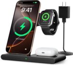 RYND 2026 Travel Portable Wireless Fast Charger for Apple & Android Charging Station,3 in 1 Charging for iPhone17 16 15 14 13 12,Apple Watch Series & Air pods 4 3 2 Pro,Samsung Galaxy - Image 2