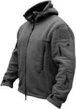 ReFire Gear Men's Warm Military Tactical Sport Fleece Hoodie Jacket - Image 2